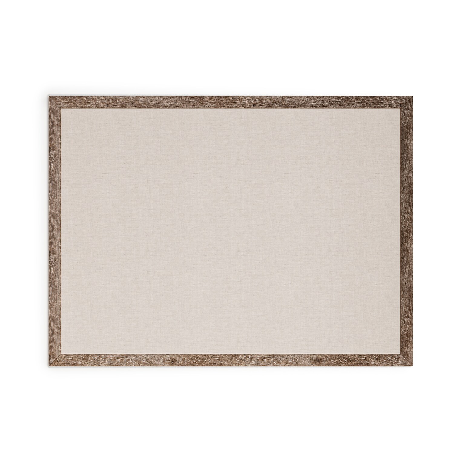 U Brands Linen Bulletin Board, Wood Frame, 4 x 3 (4894U00-01)