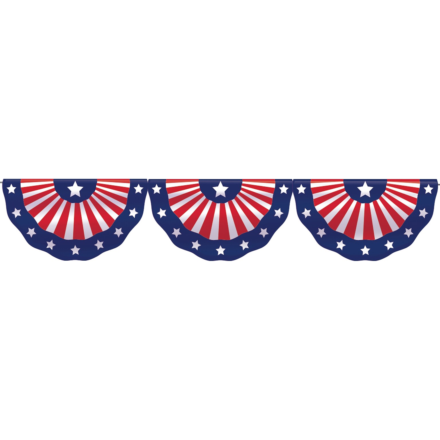 Amscan Fourth of July Bunting, Multicolor (220591)