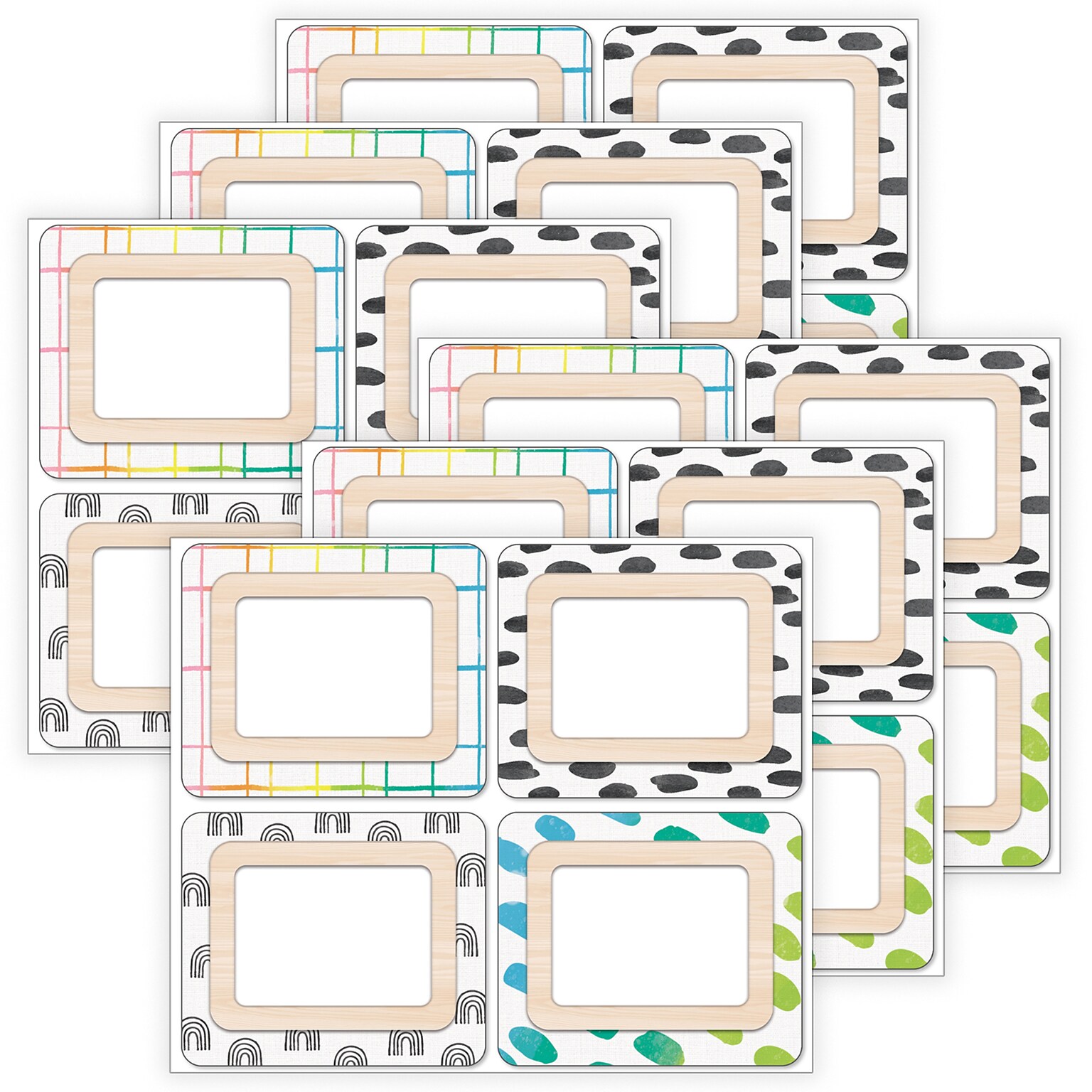 Happily Ever Elementary Creatively Inspired School Name Tags, 3 x 2-1/2, 40/Pack, 6 Packs/Bundle (CD-150090-6)