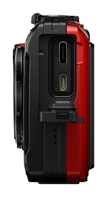 OM SYSTEM Tough TG-7 Digital Camera, Red (V110030RU000)
