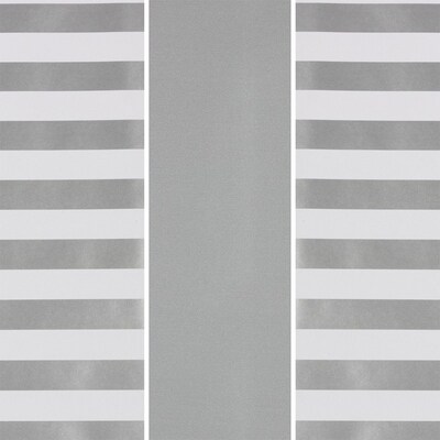 JAM Paper Gift Wrap, 53.5' x 30", Silver, 3/Pack (368532535)