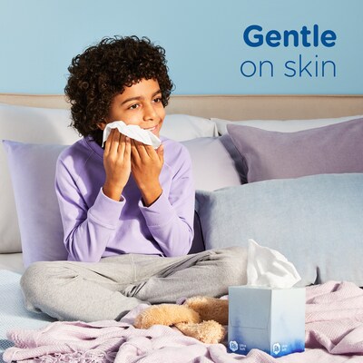 Puffs Ultra Soft Facial Tissue, 72 Tissues/Box, 8 Boxes/Pack (61971)
