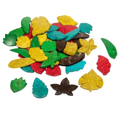Reday2Learn Coconut Leaves, Assorted Colors, 50/Set (CE-10008)