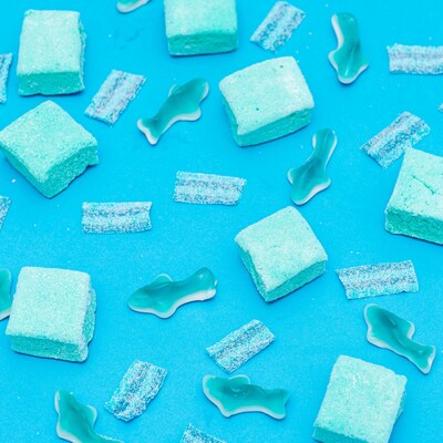 XO Marshmallow Gourmet Marshmallows - Sour Blue Raspberry