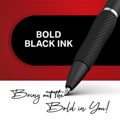 Sharpie S-Gel Retractable Gel Pens, Bold Point, 1.0mm, Black Ink, 36 Pens/Pack (2096181)