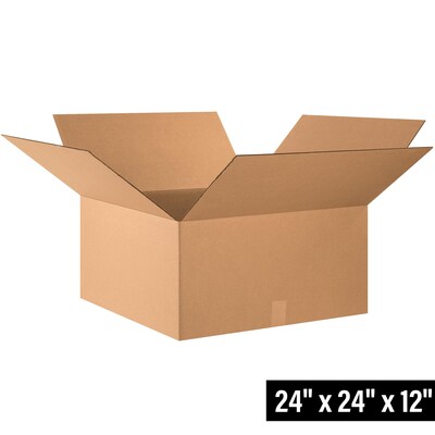 24 x 24 x 12 Shipping Boxes, 10/Bundle (242412)