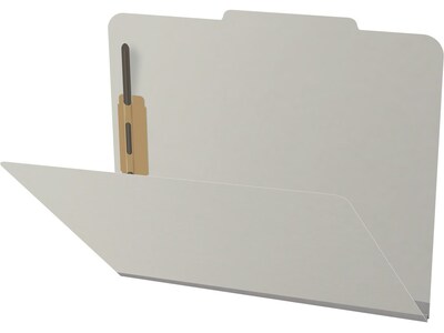 Medical Arts Press Pressboard Classification Folder, 2 Expansion, Letter Size, Gray, 25/Box (DV-T42