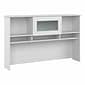 Bush Furniture Cabot 60"W Desktop Hutch, White (WC31931)