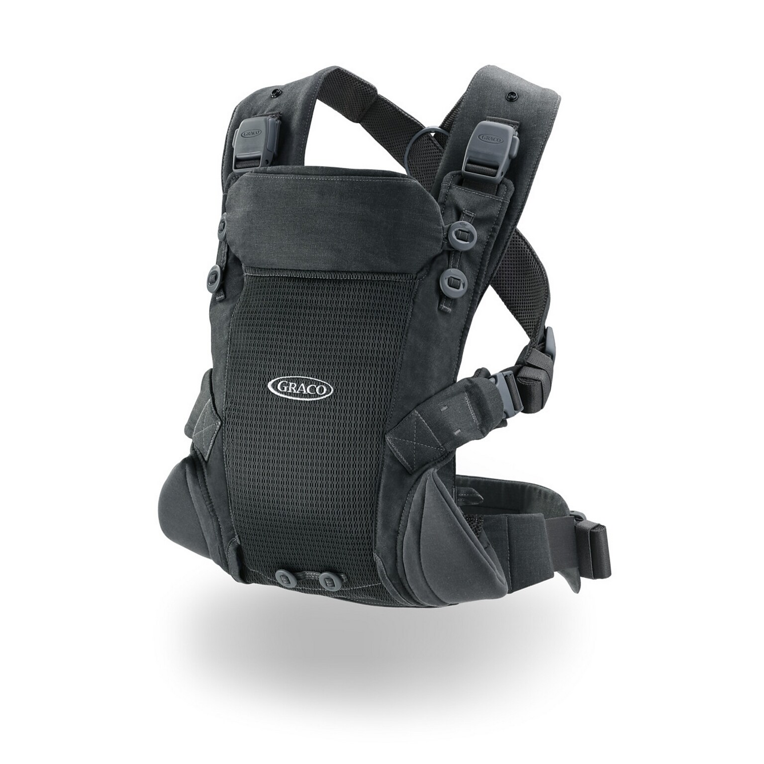 Graco Cradle Me Lite 3-in-1 Carrier, Charcoal Grey (2145561)