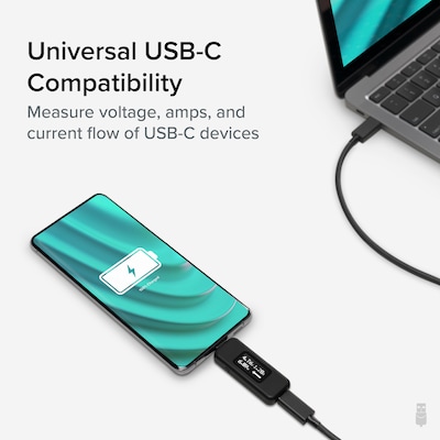 Plugable USB-C Power Meter Tester (USBC-VAMETER3)