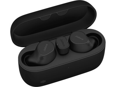 jabra Evolve2 Wireless Active Noise Canceling Earbuds, Bluetooth, Black (20797-989-899)
