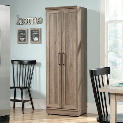 Sauder HomePlus 71H Storage Cabinet with 5 Shelves, Salt Oak (422426)