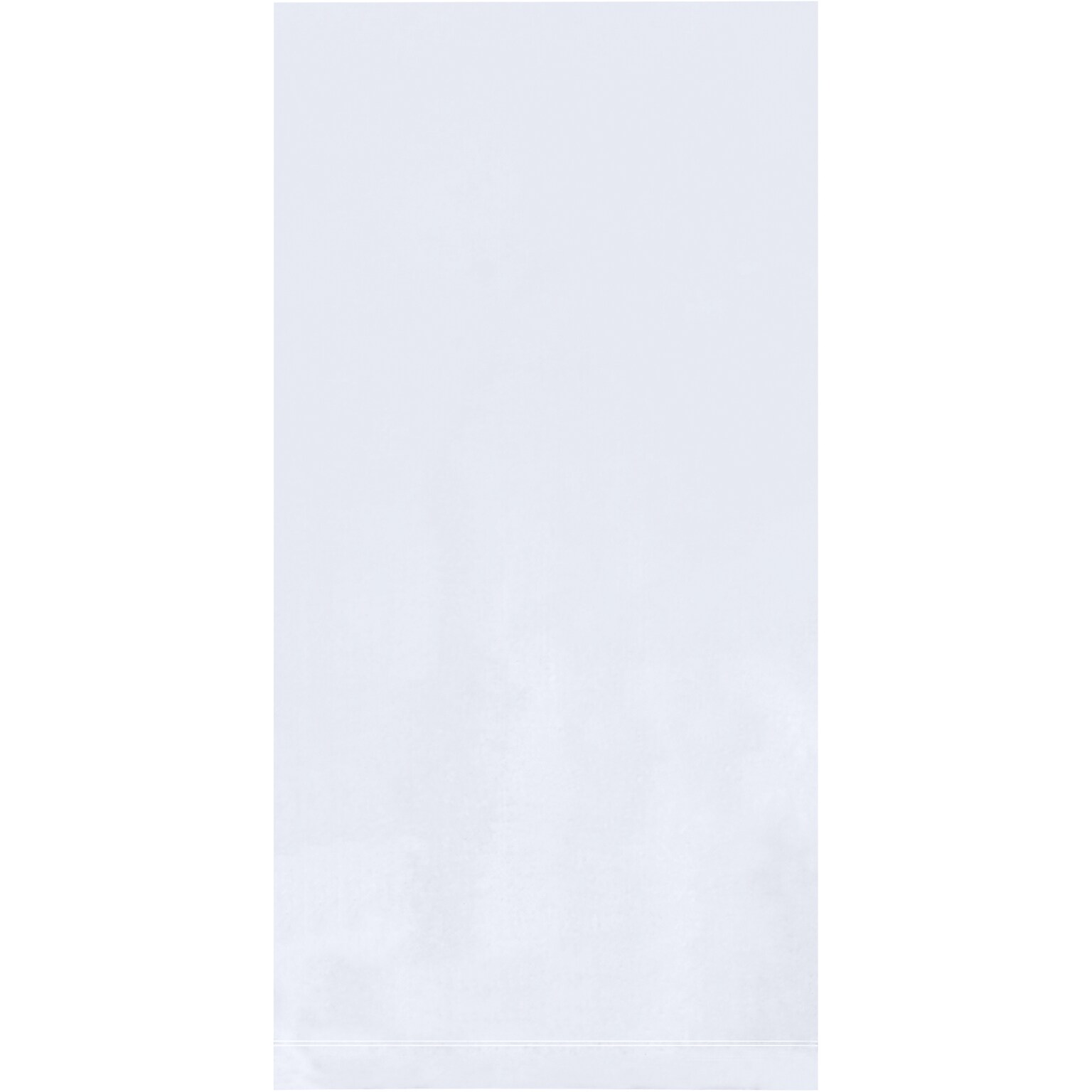 6 x 10 Flat Poly Bags, 1.5 Mil, Clear, 1000/Carton (PB110)