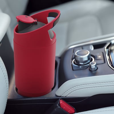 ASOBU Cosmic Stainless Steel Double Wall Insulated Water Bottle, 32 oz., Red, (ADNABF77R)