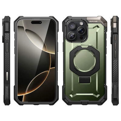SUPCASE Unicorn Beetle Grip MagSafe Rugged Case for iPhone 16 Pro Max, Shock Absorbing, Guldan (SUP-iPhone2024Max-UBGrip-Guldan)