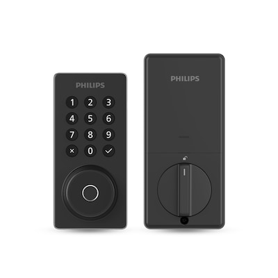 Philips Smart Wi-Fi Door Lock with Push Button Lighted Keypad and Lever Set