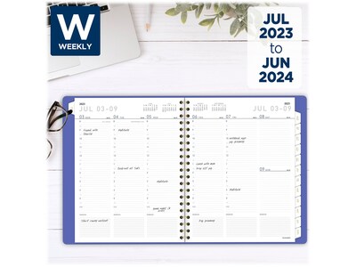 2023-2024 AT-A-GLANCE 8.25 x 11 Academic Weekly/Monthly Appointment Book, Purple (70-957X-18-24)