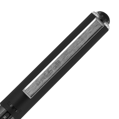 uniball Vision Rollerball Pens, Micro Point, 0.5mm, Black Ink (60106)