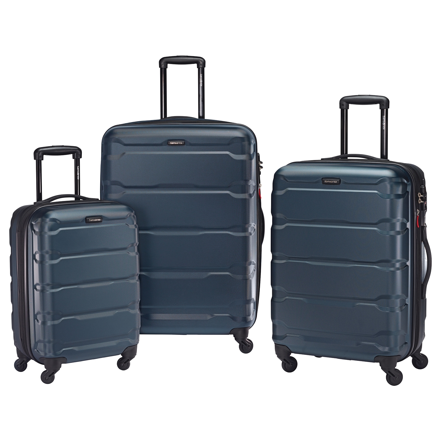 Samsonite Omni PC Polycarbonate 3-Piece Luggage Set, Teal (68311-2824)