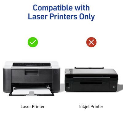 Avery Laser CD Labels, White, 2 Labels/Sheet, 50 Sheets/Pack, 100 Labels/Pack (5698)