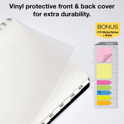 2027 Excello Brands 7.8 x 9 Weekly & Monthly Standard Planner, Paperboard Cover, Frosted (ESPL-CY27-79)