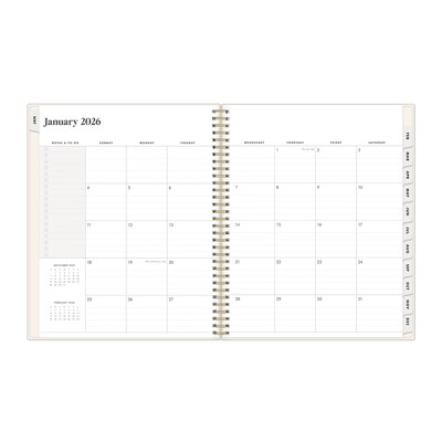 2026 Blue Sky The Everygirl Meena 8.5" x 11" Calendar Year Weekly & Monthly Planner, Plastic Cover, Multicolored (152796)