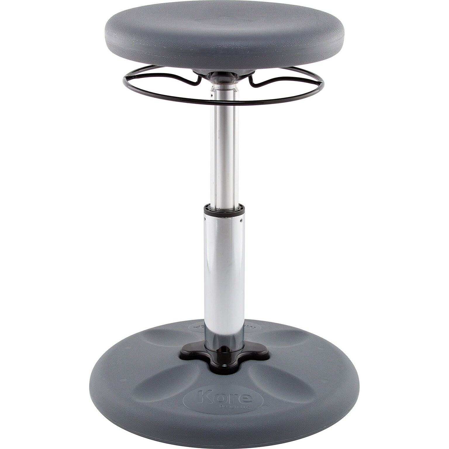 Kore Design Kids Adjustable Standard Wobble Chair 14 to 19, Grey (KD-3106)