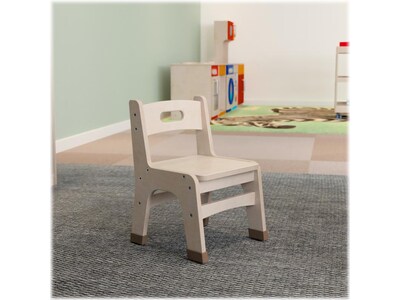 Flash Furniture Bright Beginnings Wooden Classroom Chair, Brown, 2 Pieces/Set (MK-KE24428-GG)