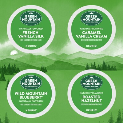 Green Mountain Variety Pack Coffee Keurig® K-Cup® Pods, Light Roast, 96/Carton (GMT6502CT)