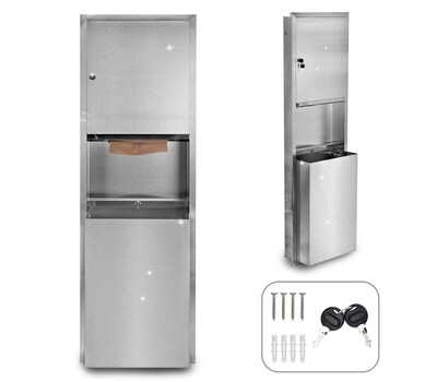 Alpine Industries Centerpull Paper Towel Dispenser, Stainless Steel (492)