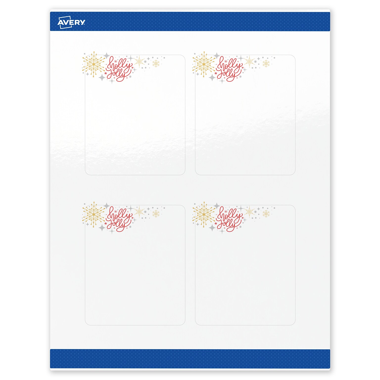 Avery Rectangle Multipurpose Labels, 4 x 3-1/3, White, 40/Pack (19479370429)