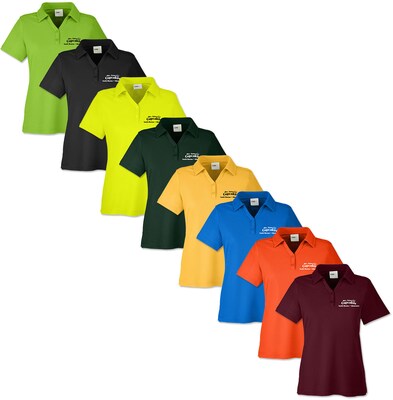 Custom Core 365 Ladies' Fusion Chromasoft Pique Polo