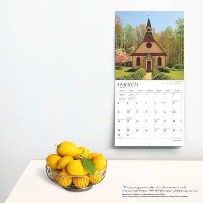2025 BrownTrout Volunteer State Tennessee Places 12" x 12" Monthly Wall Calendar (9781975483067)