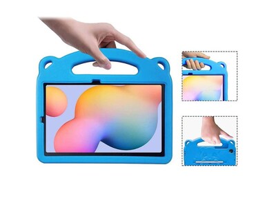 SaharaCase Teddy Bear KidProof Case for Samsung Galaxy Tab A7 Lite, Blue (TB00142)