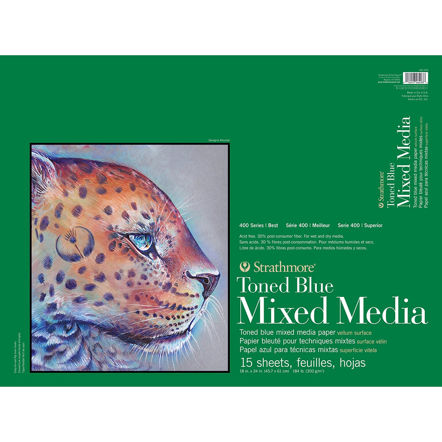 Strathmore 400 Series 18 x 24 Mixed Media Sketch Pad, 15 Sheets/Pad (STTP462418)