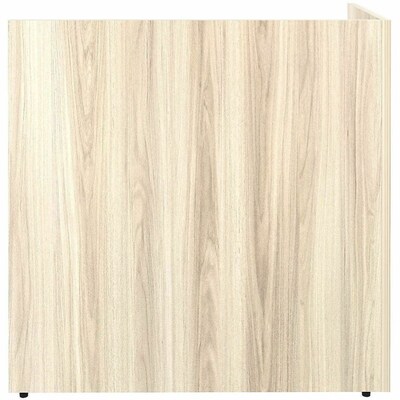 Lorell Essentials 23.62"D x 41.87"W Reception Return, Modern Elm (LLR66326)