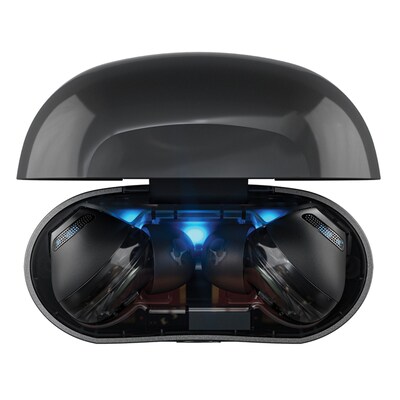 Skullcandy Rail True Wireless Active Noise Canceling Earbuds, Bluetooth, True Black (S2IPW-P740)