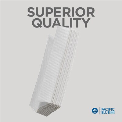 Pacific Blue Select C-Fold Paper Towels, 1-ply, 200 Sheets/Pack, 12 Packs/Carton (20241)