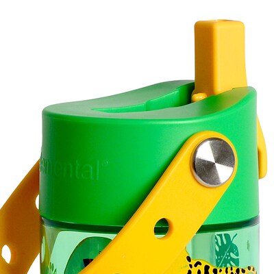 Elemental Splash Charm Plastic Water Bottle, 18 oz., Jungle Friends (EMLETR18JF59C)