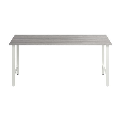 Bush Business Furniture Hustle 72"W Computer Desk with Metal Legs, Platinum Gray (HUD272PG)