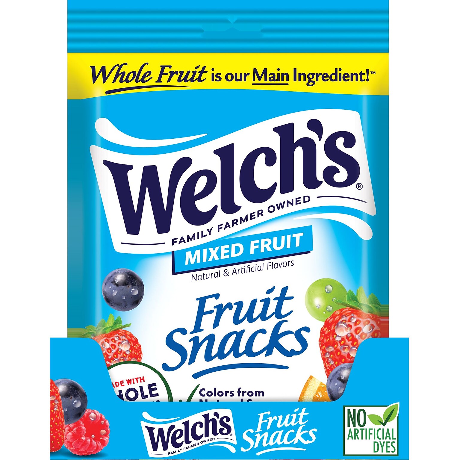 Welchs Gluten Free Mixed Fruit Gummies, 5 oz, 12 Bags/Carton (PIM05098)