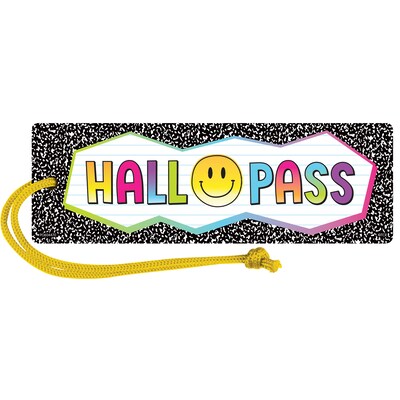 Teacher Created Resources Brights 4Ever Magnetic Hall Pass, Pack of 6 (TCR77061-6)