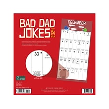 2024 Willow Creek Bad Dad Jokes 12 x 12 Monthly Wall Calendar (32275)