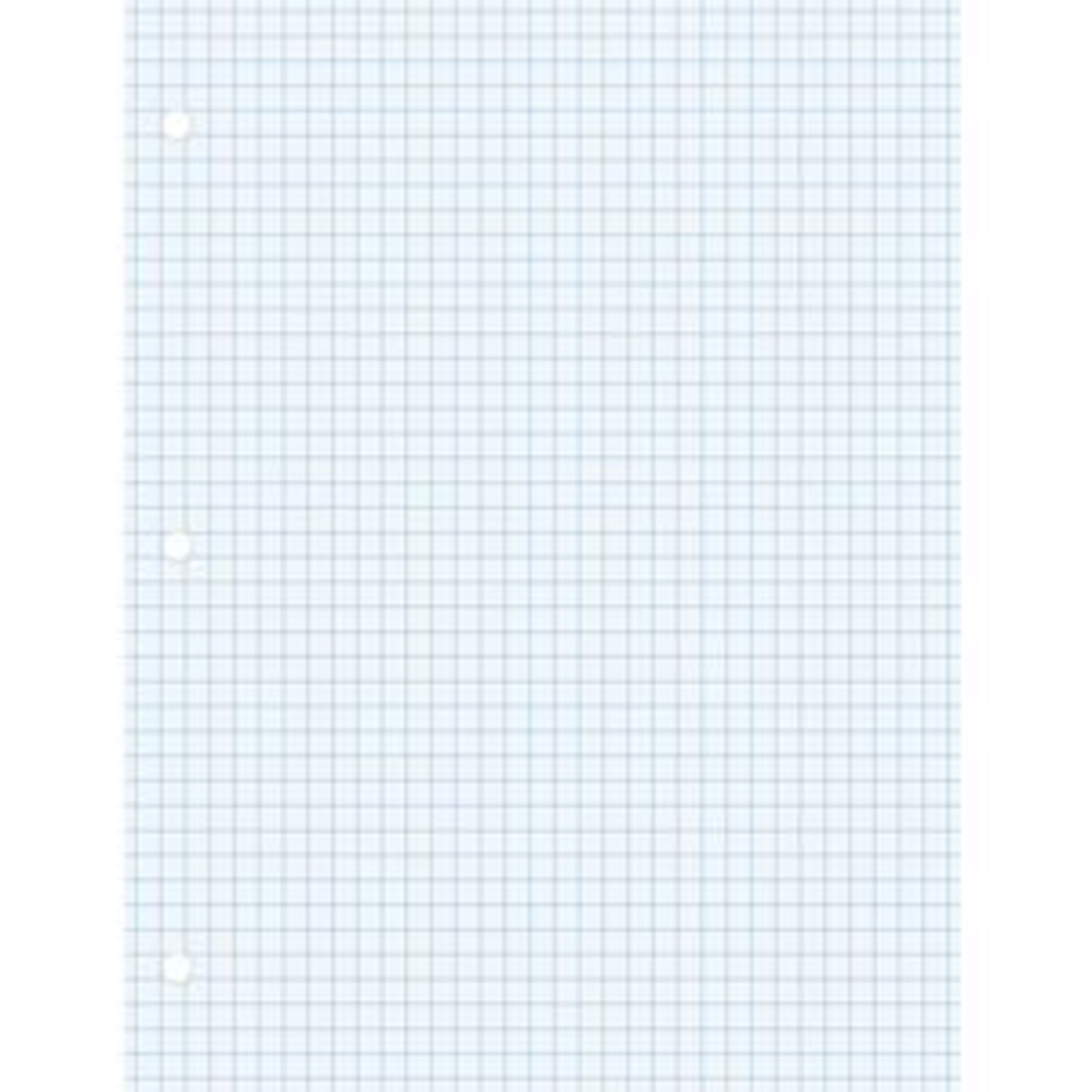 Ruled Cross Section Drawing Paper 1/4 White, 3Hp, 500Sheets