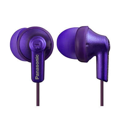 Panasonic ErgoFit Earbuds, Metallic Purple (RP-HJE120-VA)