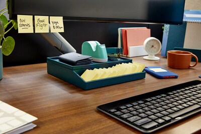 Post-it Super Sticky Notes, 1 7/8" x 1 7/8", Canary Yellow, 90 Sheets/Pad, 10 Pads/Pack (622-10SSCY)
