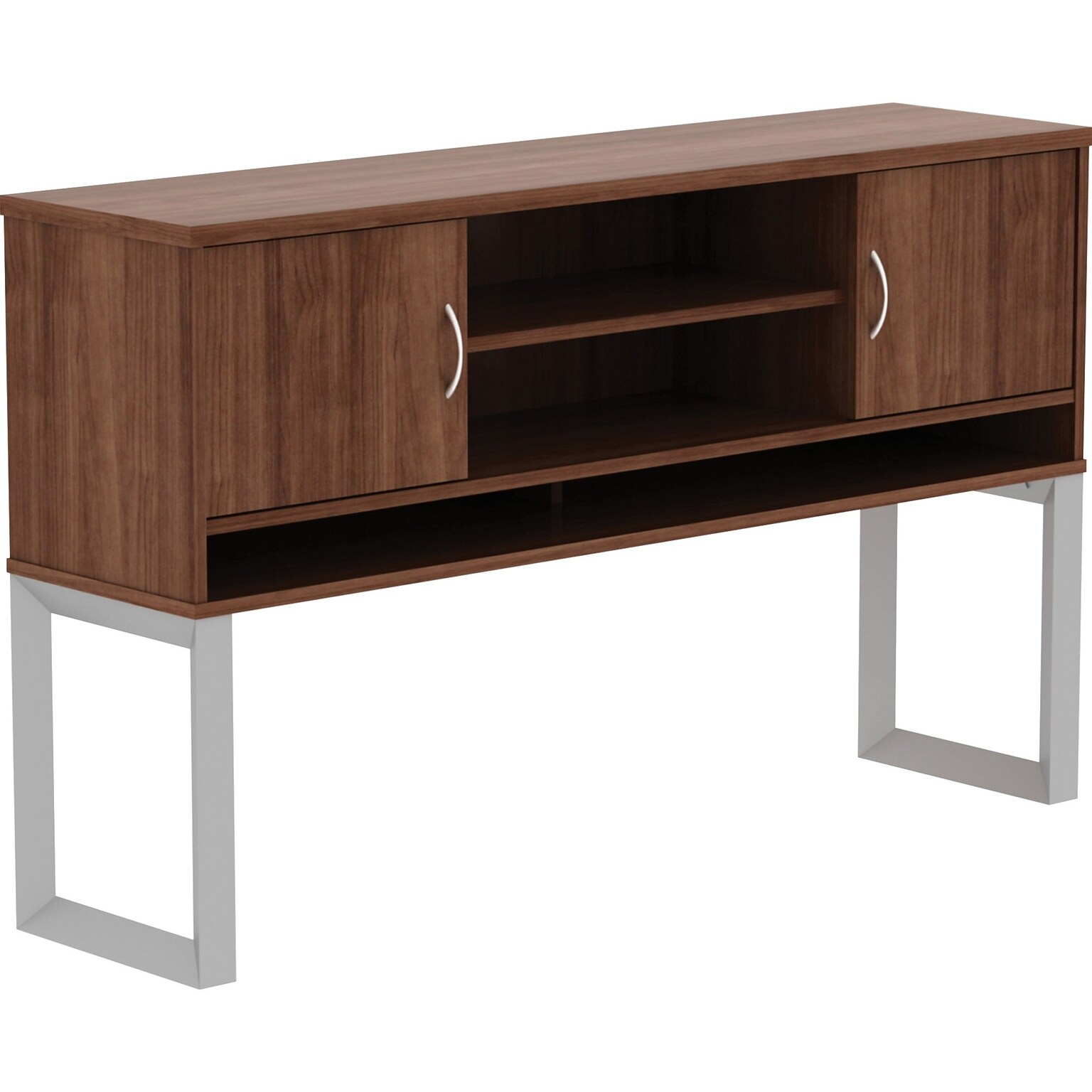 Lorell Relevance Series 59W Freestanding Hutch, Walnut (LLR16240)