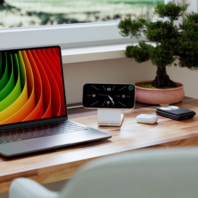 ALOGIC YOGA Magnetic Wireless Charging Stand, 15W, White (A31FWCWH)