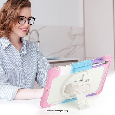 SaharaCase Raider Series TPU 13.1" Heavy Duty Case with Hand Strap for S10 FE+, Sunset Sorbet (TB00471)