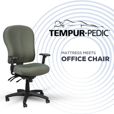 Tempur-Pedic TP4000 Ergonomic Fabric Task Chair, Olive (TP4000-OLIVE)
